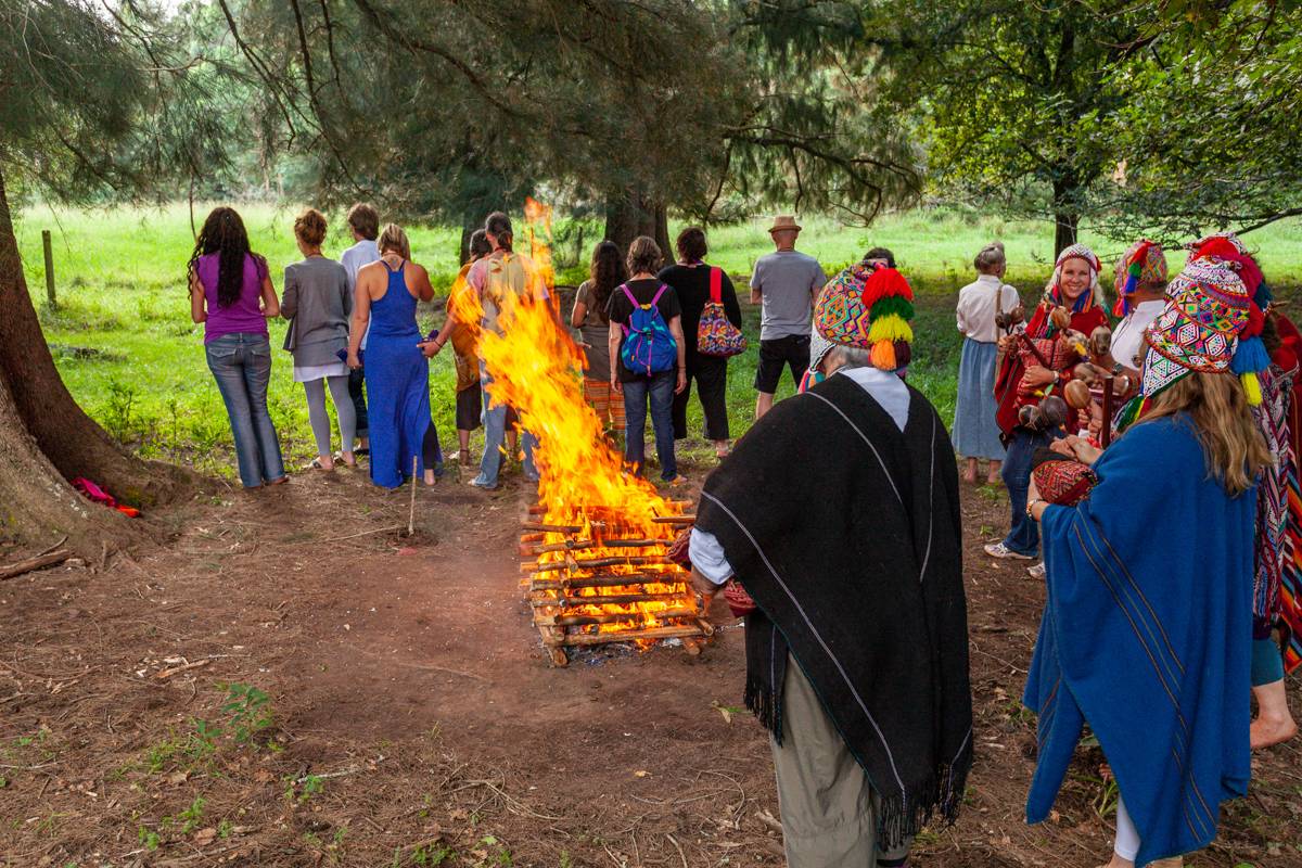 Despacho Fire Ceremony at Stutterheim, South Africa.