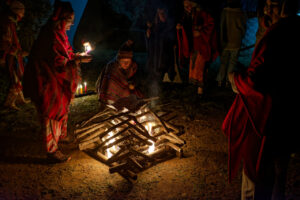 Transmuting dense energies via the element of fire after the Despacho ceremony.